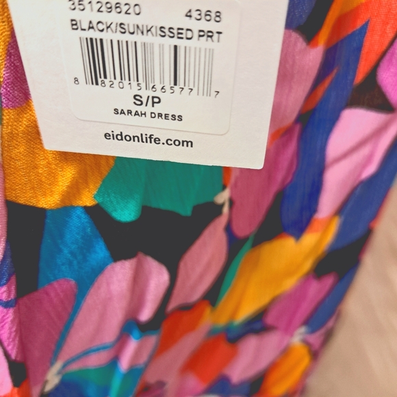 Eidon by Body Glove Sarah Dress in Lagoon/Tropical Paradise print, size Small - Picture 5 of 5